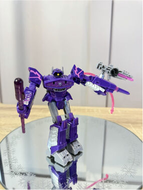 Transformers 2017 Cyberverse Wave Cannon Decepticon Shockwave 6" Figure